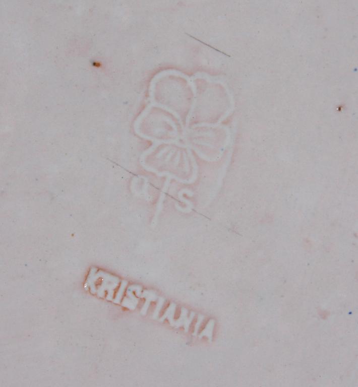 FAT, fajans, Kristiania, 1923.