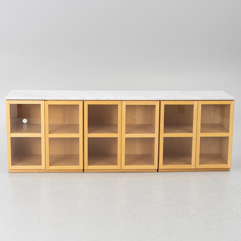 Titti Fabiani, bookcase, three modules, 'BOOK'.