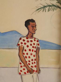 Einar Jolin, By the promenade.