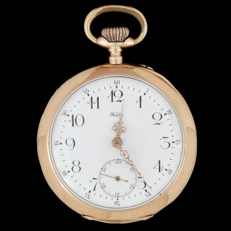 HERRFICKUR, guld 18k, Halda, A-verk, numrerad 19123. Tot ca 90 gram.