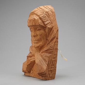 PER NILSSON ÖST, skulptur, trä. Signerad.
