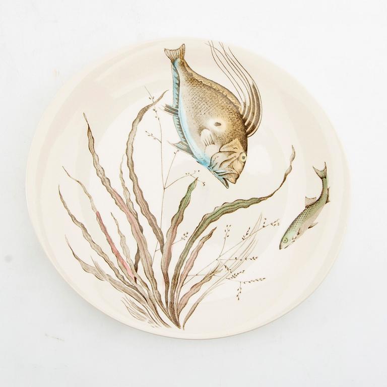 Fiskservis, 30 delar, flintgods, "Fish", Johnson Bros, England.