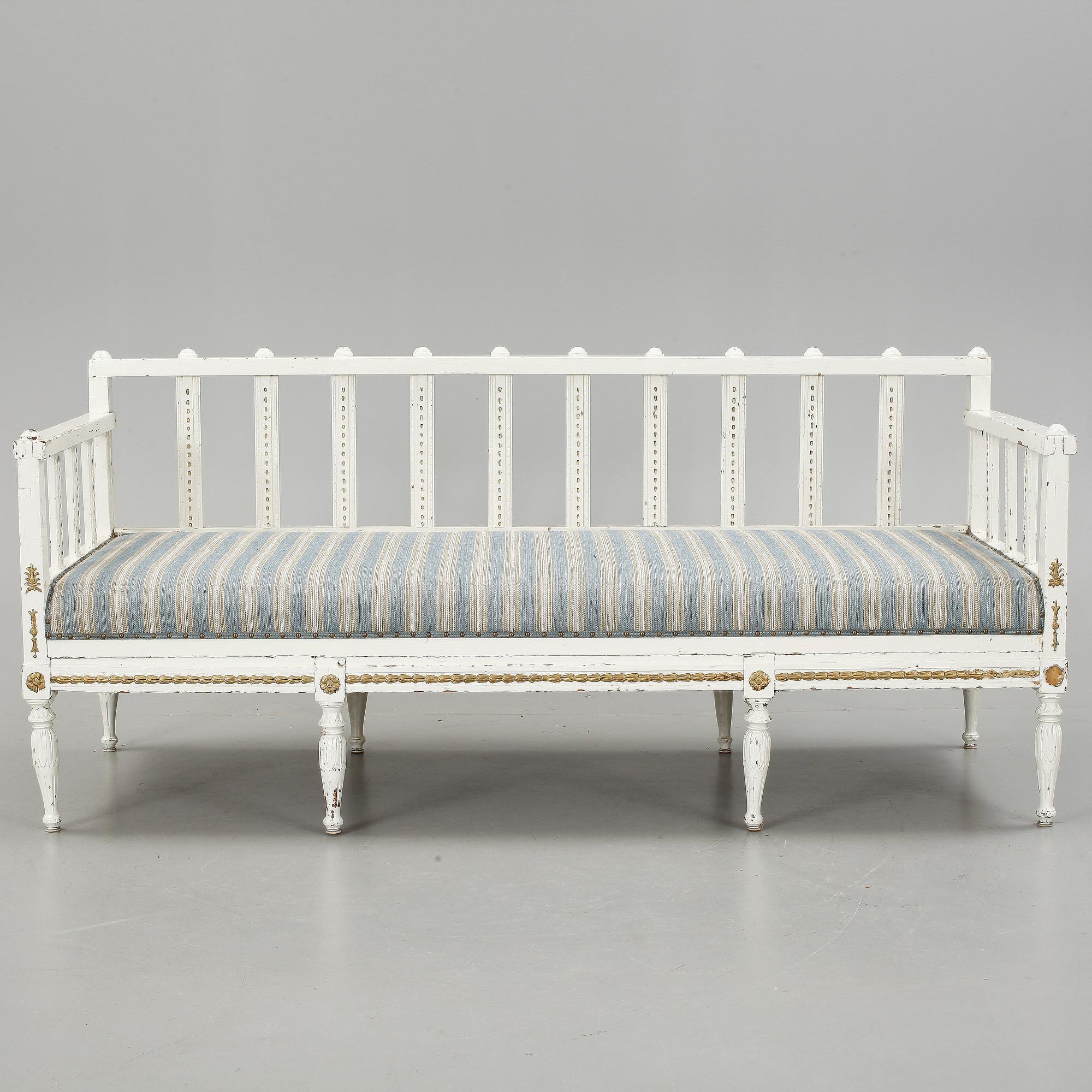 SOFFA, gustaviansk stil, 1800-tal.