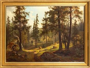 Per Daniel Holm, Landskap med jägare.