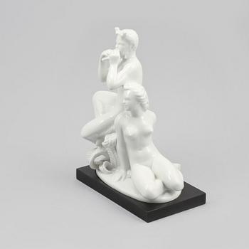 FIGURIN, porslin, Harald Salomon, Rörstrand, 1940-tal.