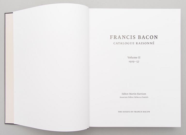 A book series five volumes " "Francis Bacon, Catalogue Raisonné".