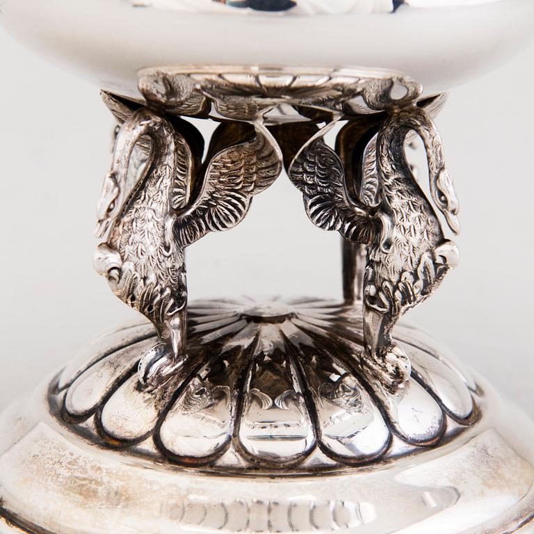 A Spanish footed silver bowl, 20th Century.