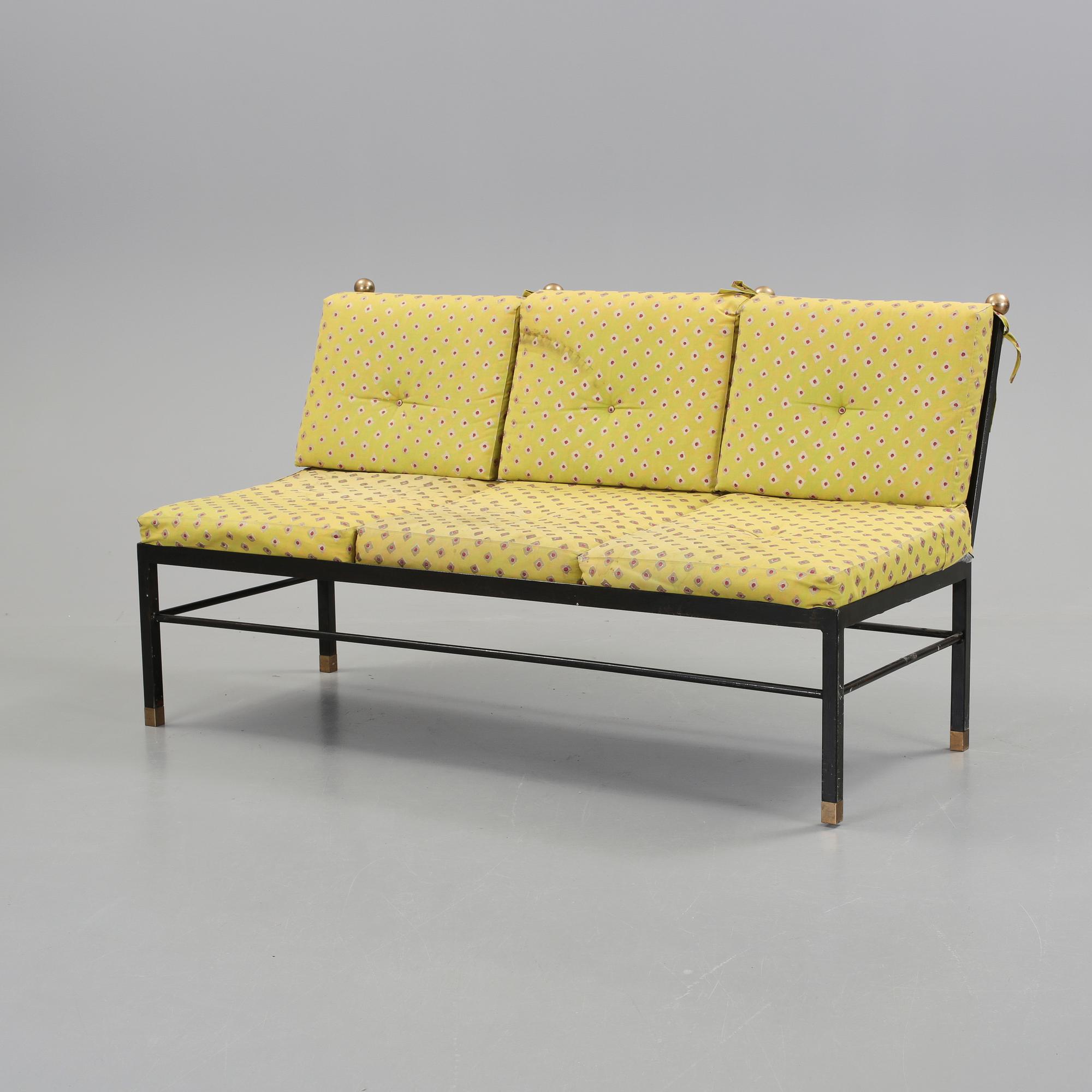 SOFFA, smide och mässing, 1900-tal.