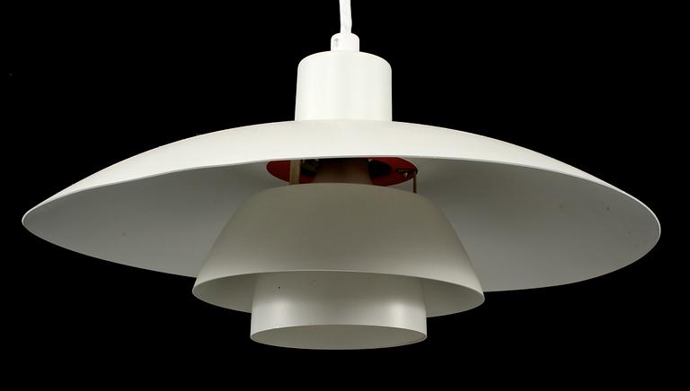 TAKLAMPA, "PH-4", Poul Henningsen, Fritz Hansen, 1900/2000-tal. Höjd 20 cm.