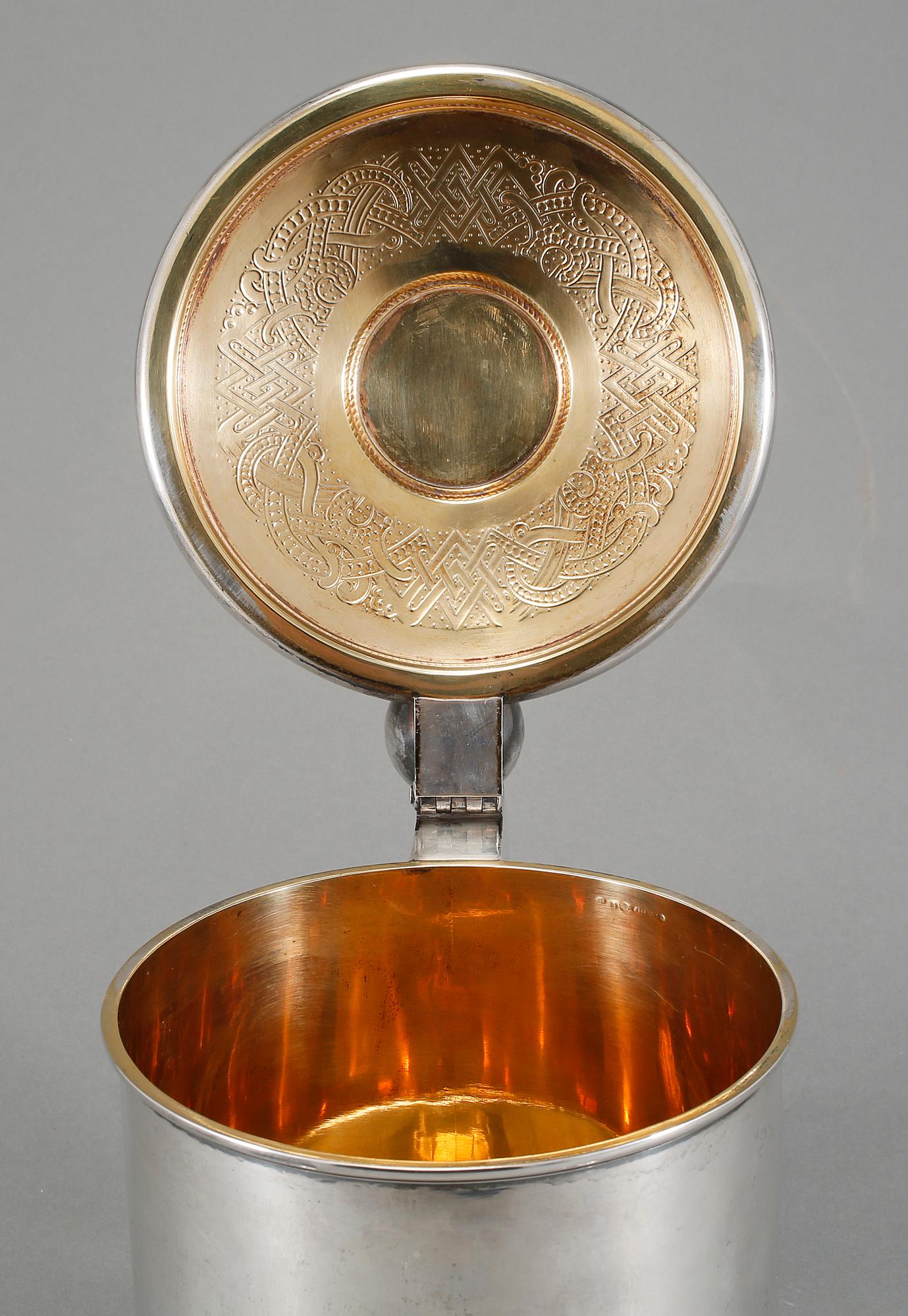 STOP, silver, K. Andersson, Stockholm, 1894. Vikt 903 gram.