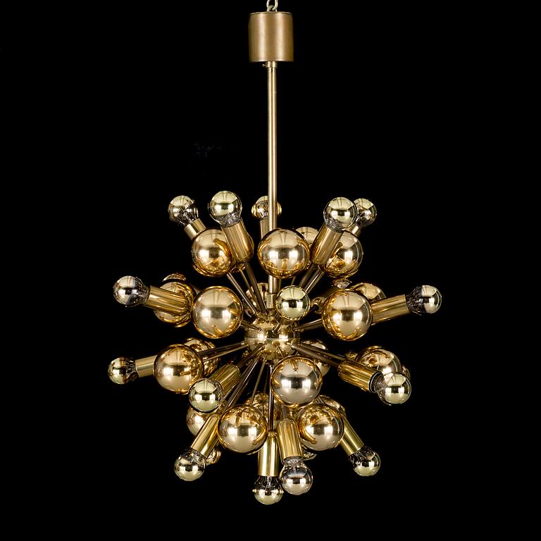 A 1970s ceiling lamp, probably Cosak, Germany.