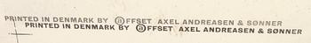 Otto Nielsen, unik affisch 'SAS Scandinavian Airlines System', daterad 1958.