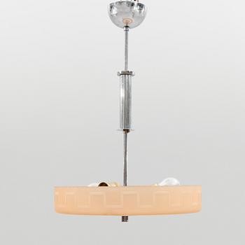 TAKLAMPA, 1900-talets första hälft. Höjd 53 cm.