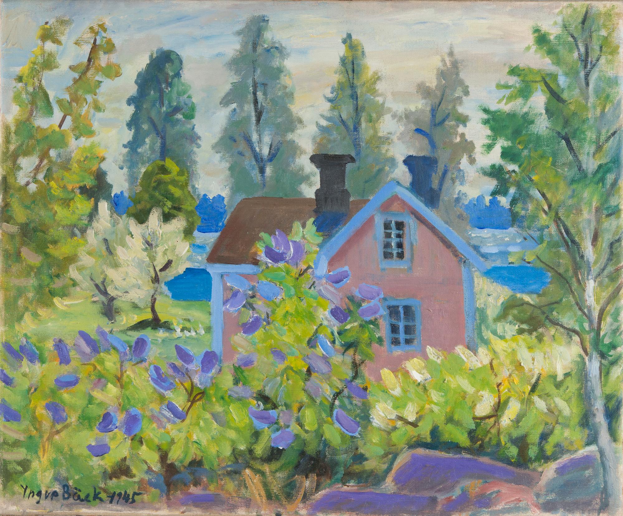 Yngve Bäck, "Mökki maaseudulla".