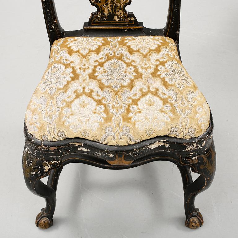 STOLAR, ett par, barock, 1700-tal.