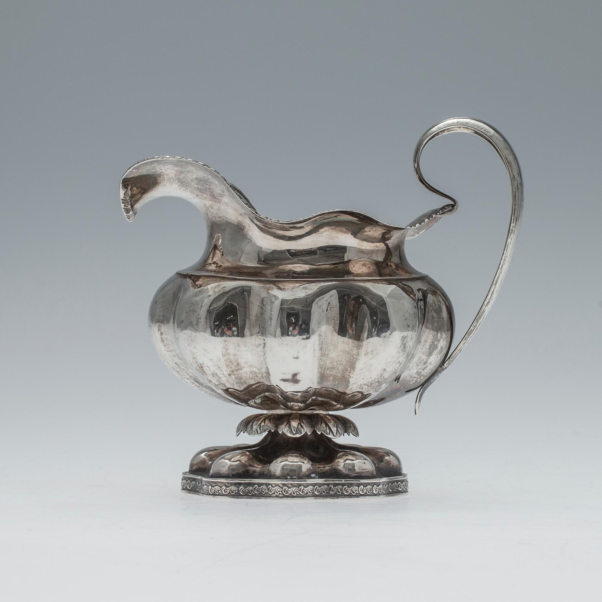 GRÄDDSNÄCKA, silver, Finland 1849. Vikt 138 g.