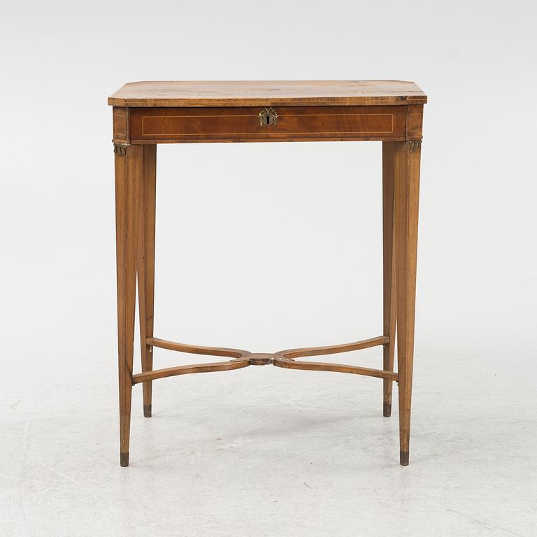 Side table, Swedish Gustavian style, from the first half of the 19th century.