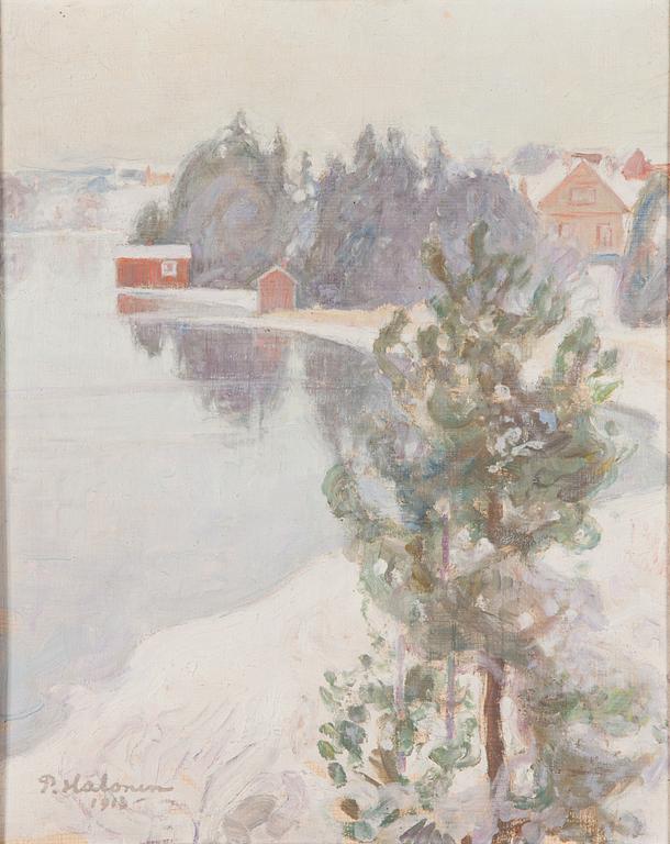 Pekka Halonen, Winter landscape.