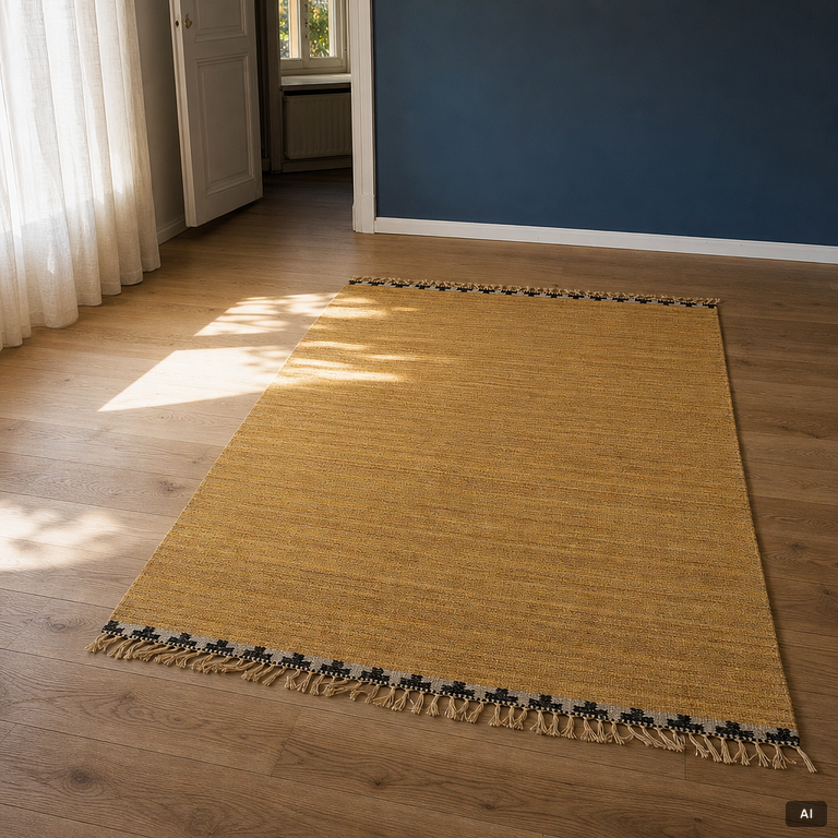 Rakel Carlander, attributed to, a flat weave rug, c. 240 x 165 cm.