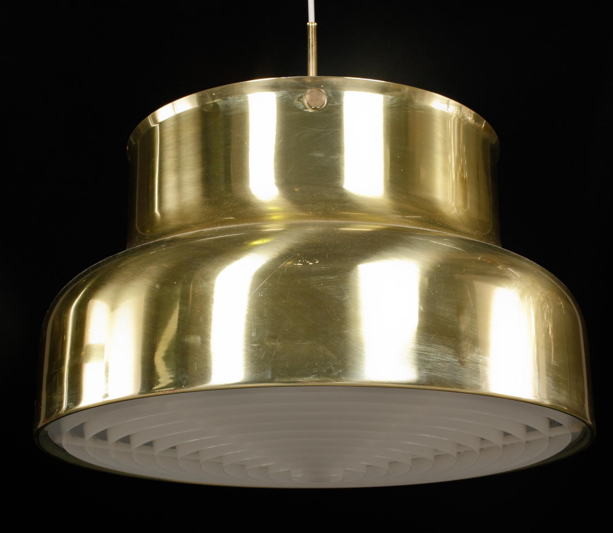 TAKLAMPA, "Bumling", Anders Pehrsson, Ateljé Lyktan, Åhus, 1900-talets andra hälft. Höjd ca 40 cm.