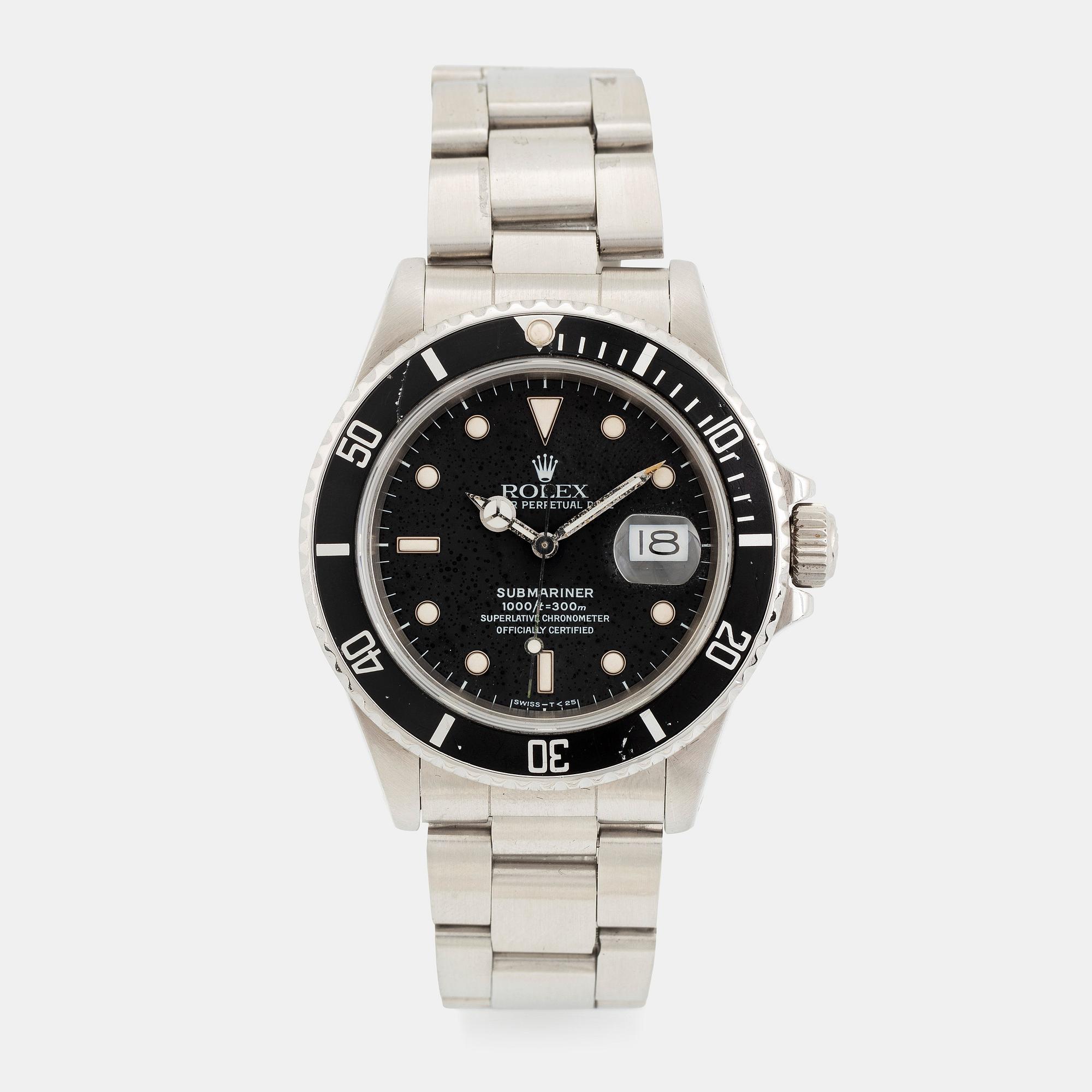 Rolex, Submariner, "Triple Zero", ca 1988.