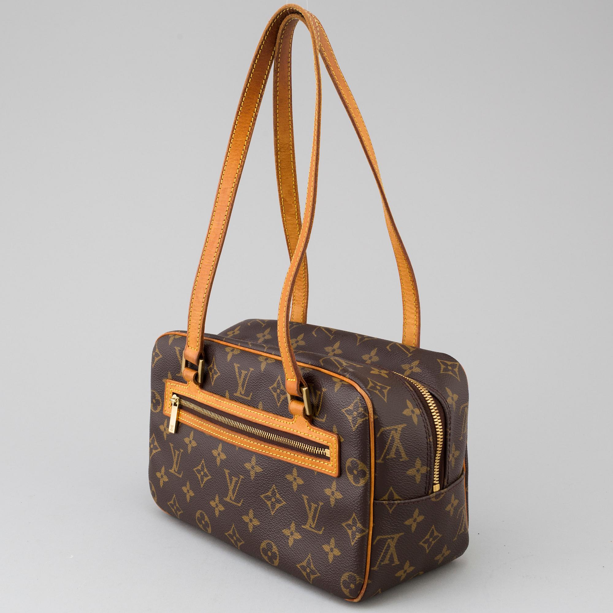 a LOUIS VUITTON ' Cite' bag.