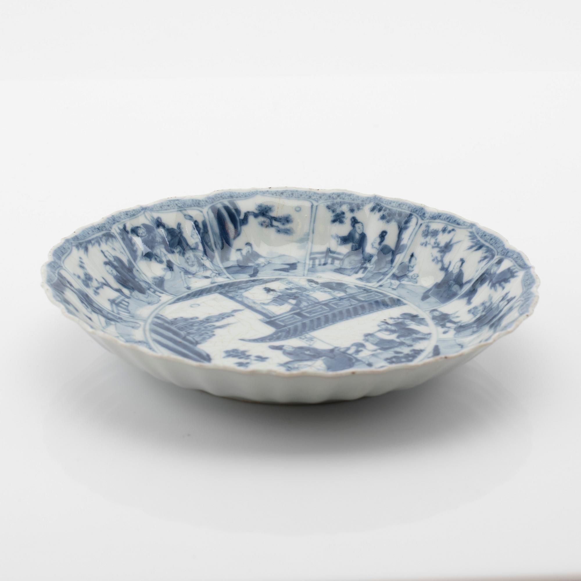 Fat, porslin, Kina, Kangxi (1662-1722).