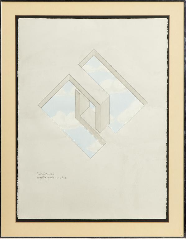 Oscar Reutersvärd,  "Perspective japonaise no 360 kaz".