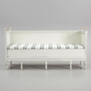 SOFFA, gustaviansk, omkring 1800.