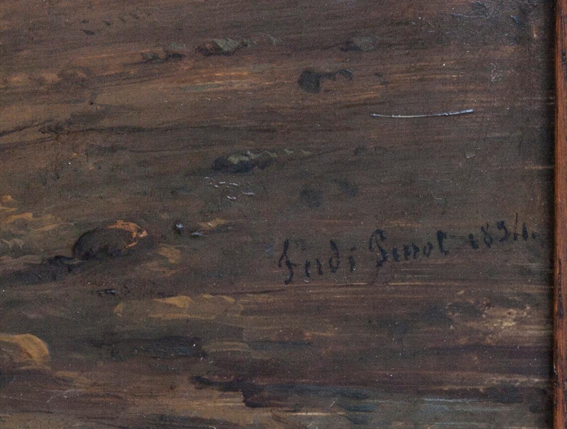 FREDINAND PERROT, olja på duk. Signerad och daterad 1831.