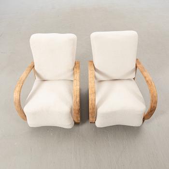 Fåtöljer ett par Art Deco 1900-talets första hälft.