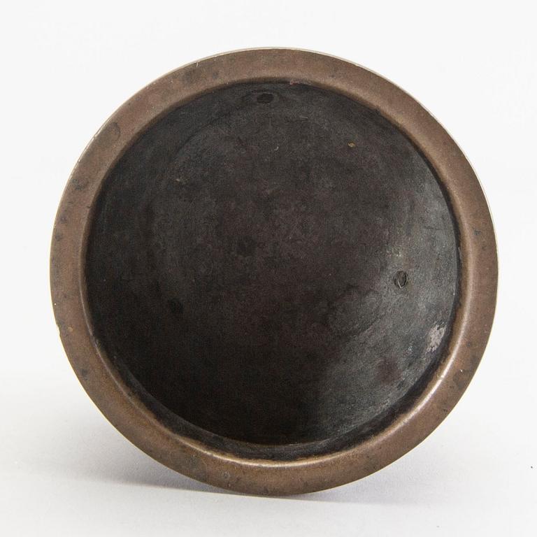 Rökelsekar Kina 18/1900-tal brons.