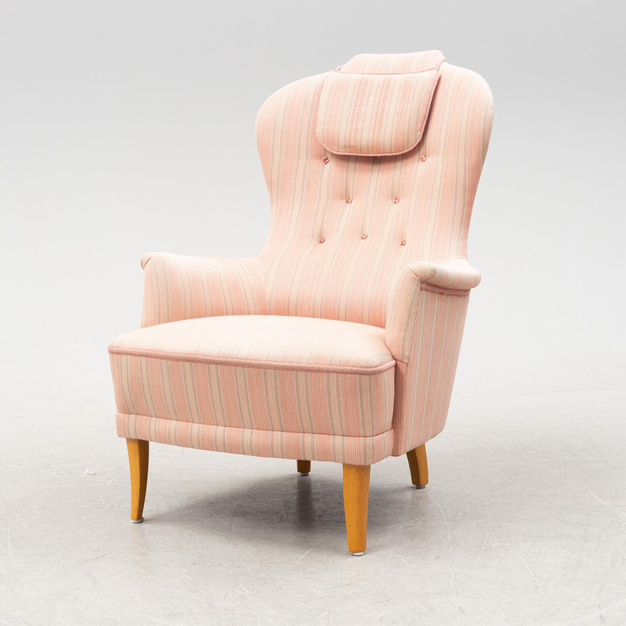 A 'Farmor' easy chair by Carl Malmsten for O.H. Sjögren, second half of the 20th Century.