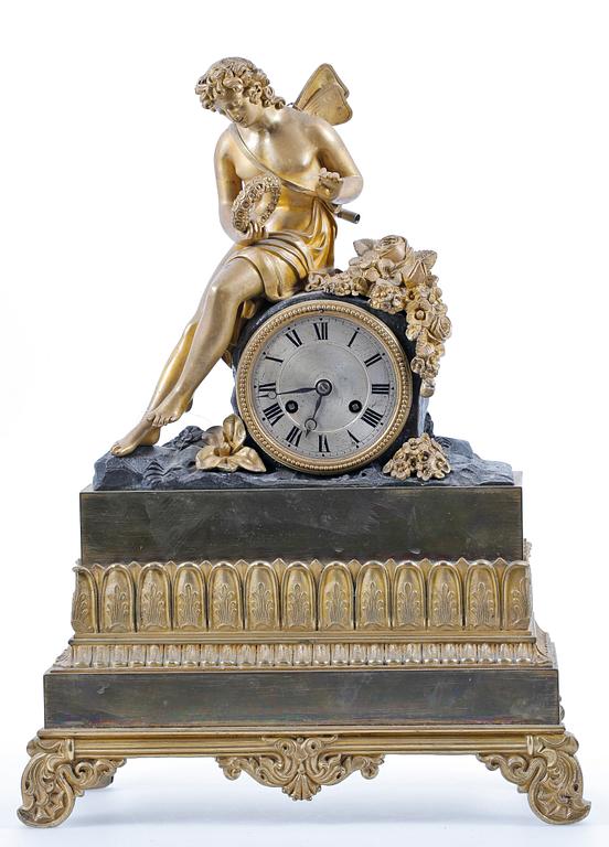 BORDSPENDYL, senempire, Frankrike, 1830-40-tal.