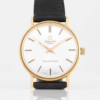 ARMBANDSUR, guld, Tissot, 'Seastar Seven', 1900-talets andra hälft.