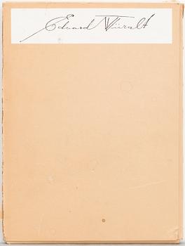 FOLDER, 18 offset prints, Bergendahls, Göteborg 1954.