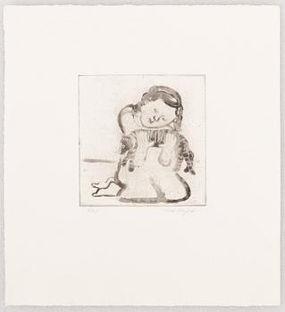 Lena Cronqvist, “Girl with cat in her arms”.