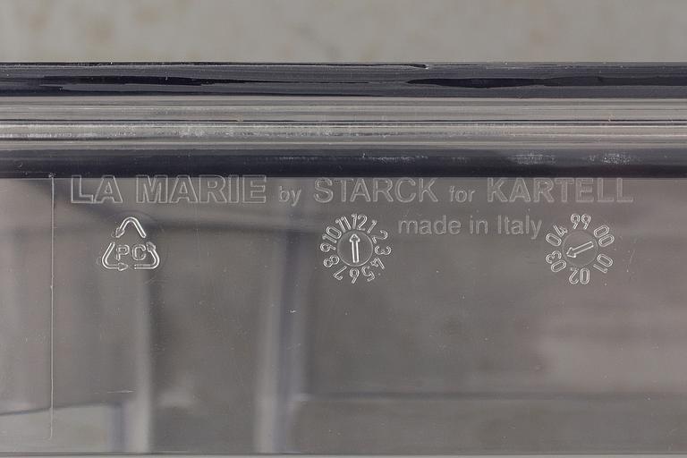 STOLAR, 3 st, "La Marie" Philippe Starck, Kartell, Italien, 2000-tal.