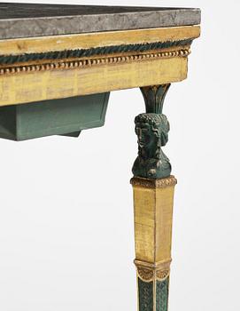 Konsolbord, Stockholmsarbete, omkring år 1800, Sengustavianskt.