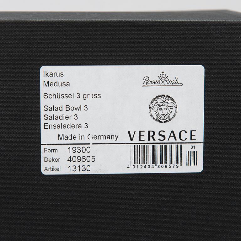 Versace, ruoka-astiasto, 27 osaa, posliini, "Medusa", Rosenthal, Studie-linie, Saksa.