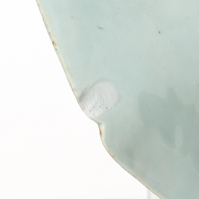 Stekfat, kompaniporslin, Kina, Qing dynastin, Qianlong 1736-95.