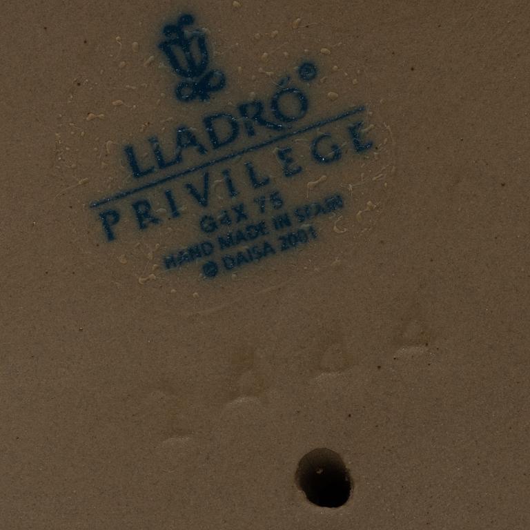 Miguel Angel Santaeulalia, figurin, "Leda and the swan", Lladró, Spanien.