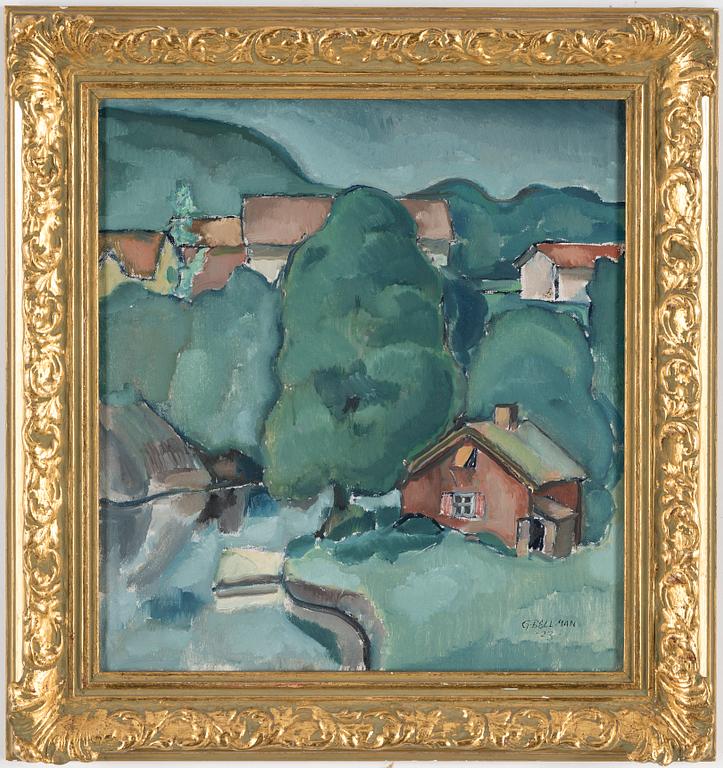 GUSTAF BELLMAN, Oil on canvas, signed and dated 1923.