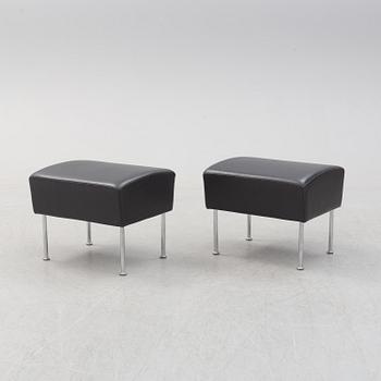 GUNILLA ALLARD, fotpallar, ett par, "Cinema", Lammhults, 1995.