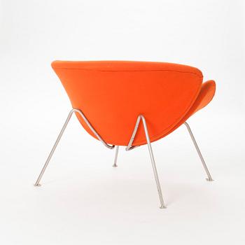 STOL, "Orange Slice", model no 437, Pierre Paulin, Airfort, formgiven 1960.