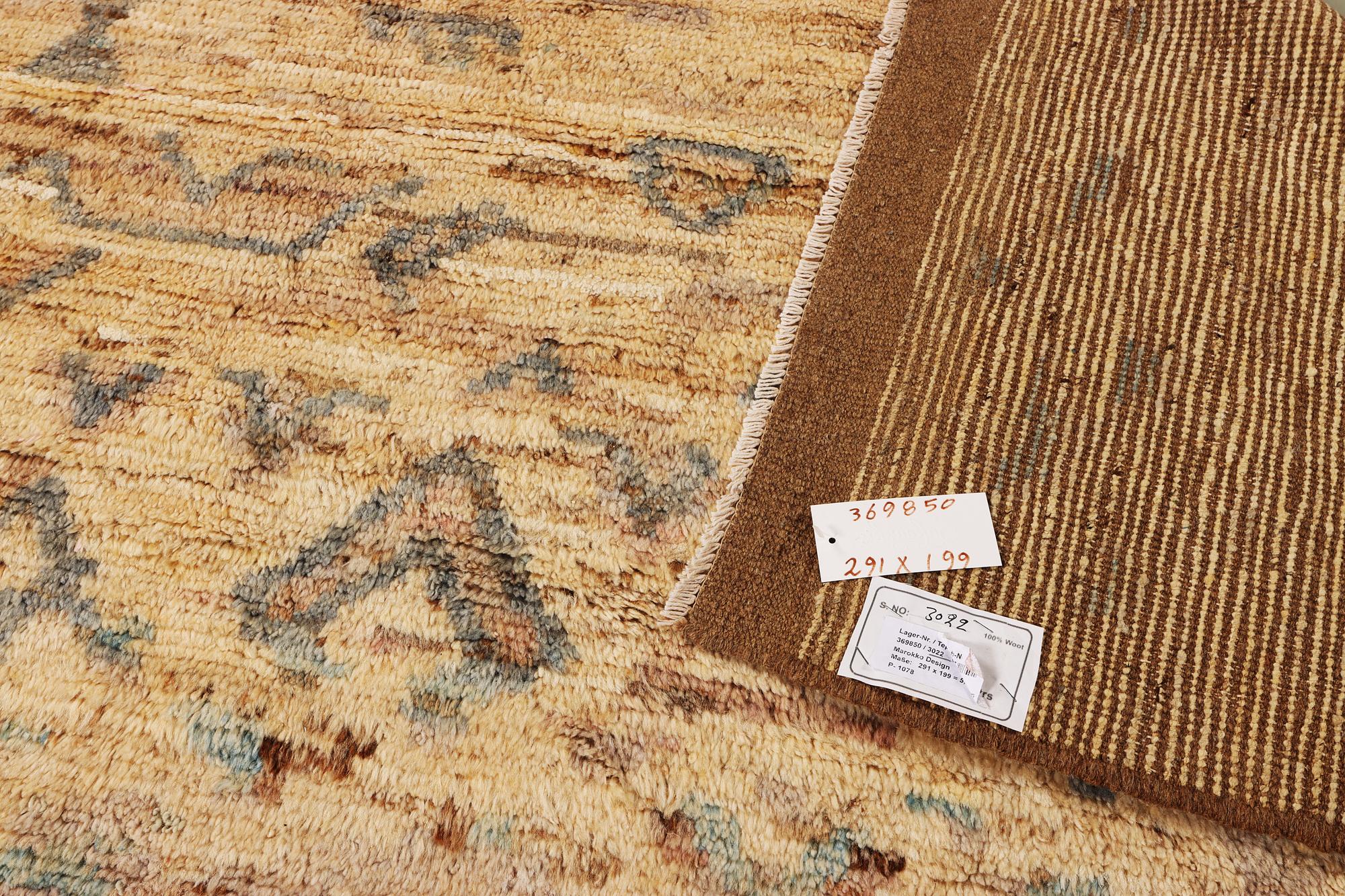 A modern design Moroccan carpet, a. 291 x 199 cm.