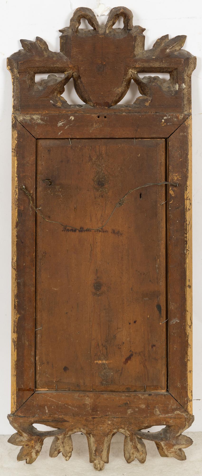 Spegel, gustaviansk, 1700-talets slut.