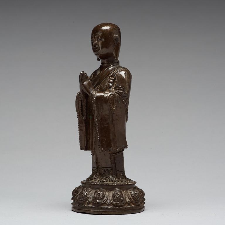 BUDDHA, brons. Sen Mingdynasti (1368-1644).