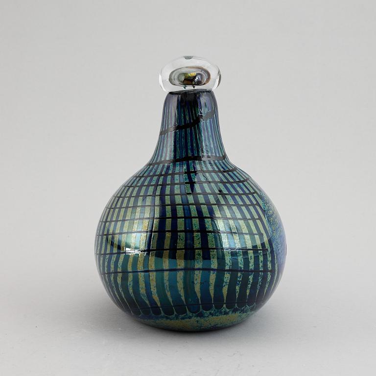 Oiva Toikka, skulptur, fågel, glas, signerad Oiva Toikka Nuutajärvi Notsjö, numrerad 693/1000.