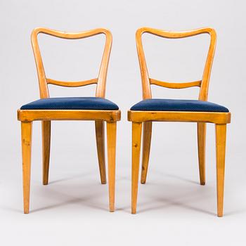 A pair of late 1940s chairs by Erkki Huttunen Architectural Office.